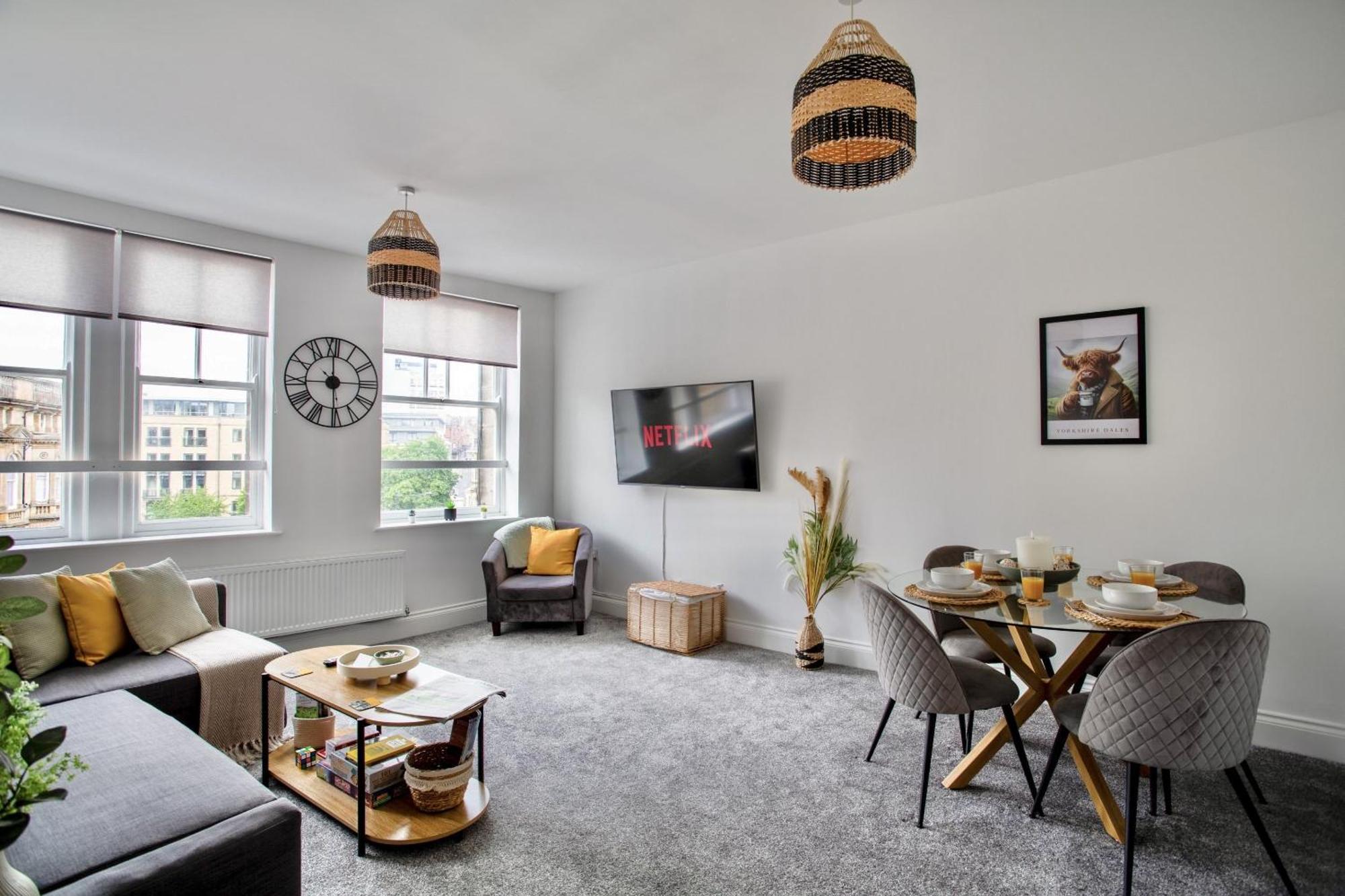 The Yorkshire Crown - Luxury Apartment - Free Parking Nearby Харрогейт Экстерьер фото
